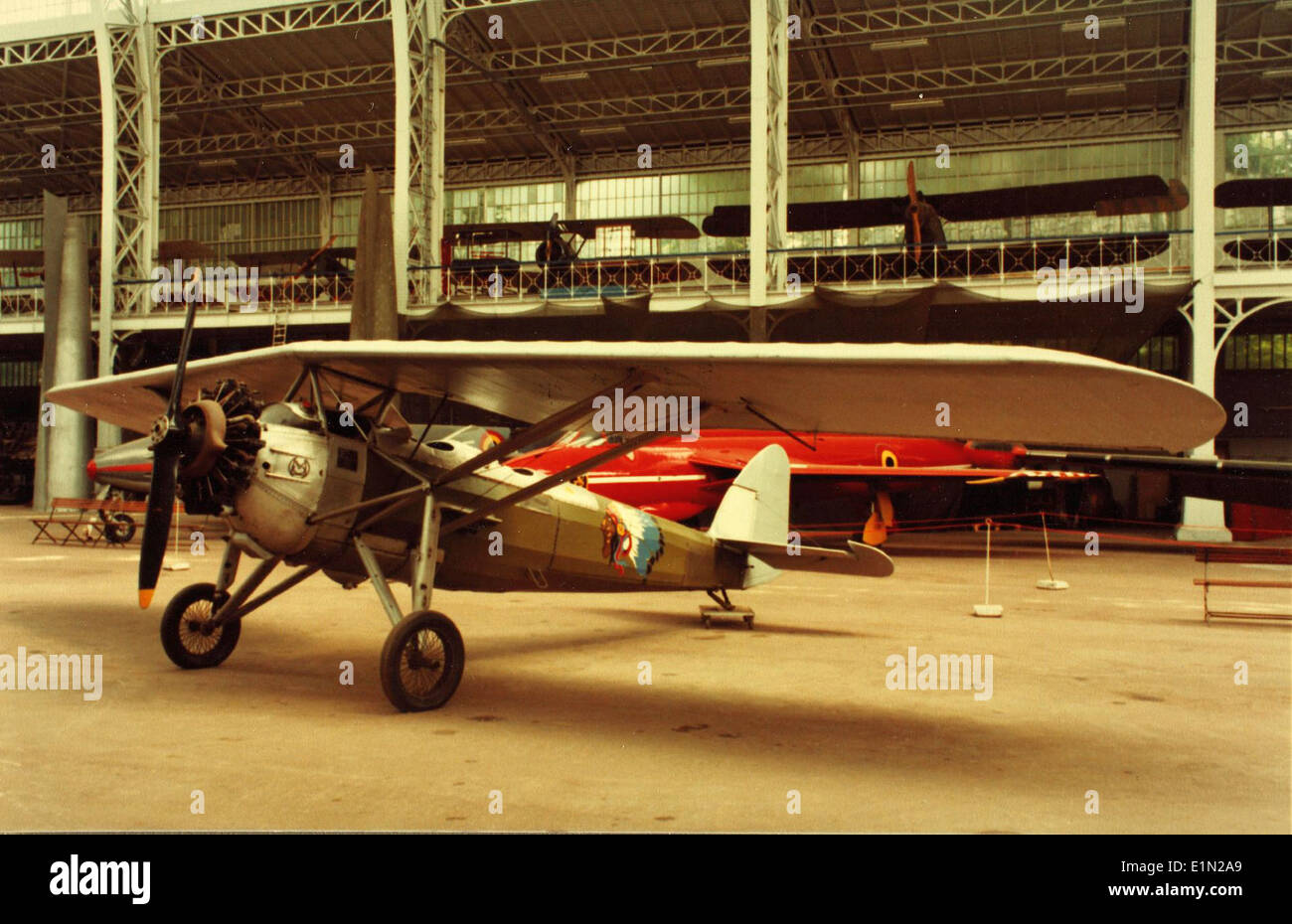 Il Morane-Saulnier MS.315 era un aereo da addestramento francese sviluppato negli anni '1930 Utilizzato dall'Aeronautica militare francese, ha svolto un ruolo chiave nella preparazione dei piloti al combattimento durante l'era pre-seconda guerra mondiale. L'MS.315 era noto per la sua manovrabilità e semplicità, rendendolo un velivolo affidabile per l'addestramento al volo. Foto Stock