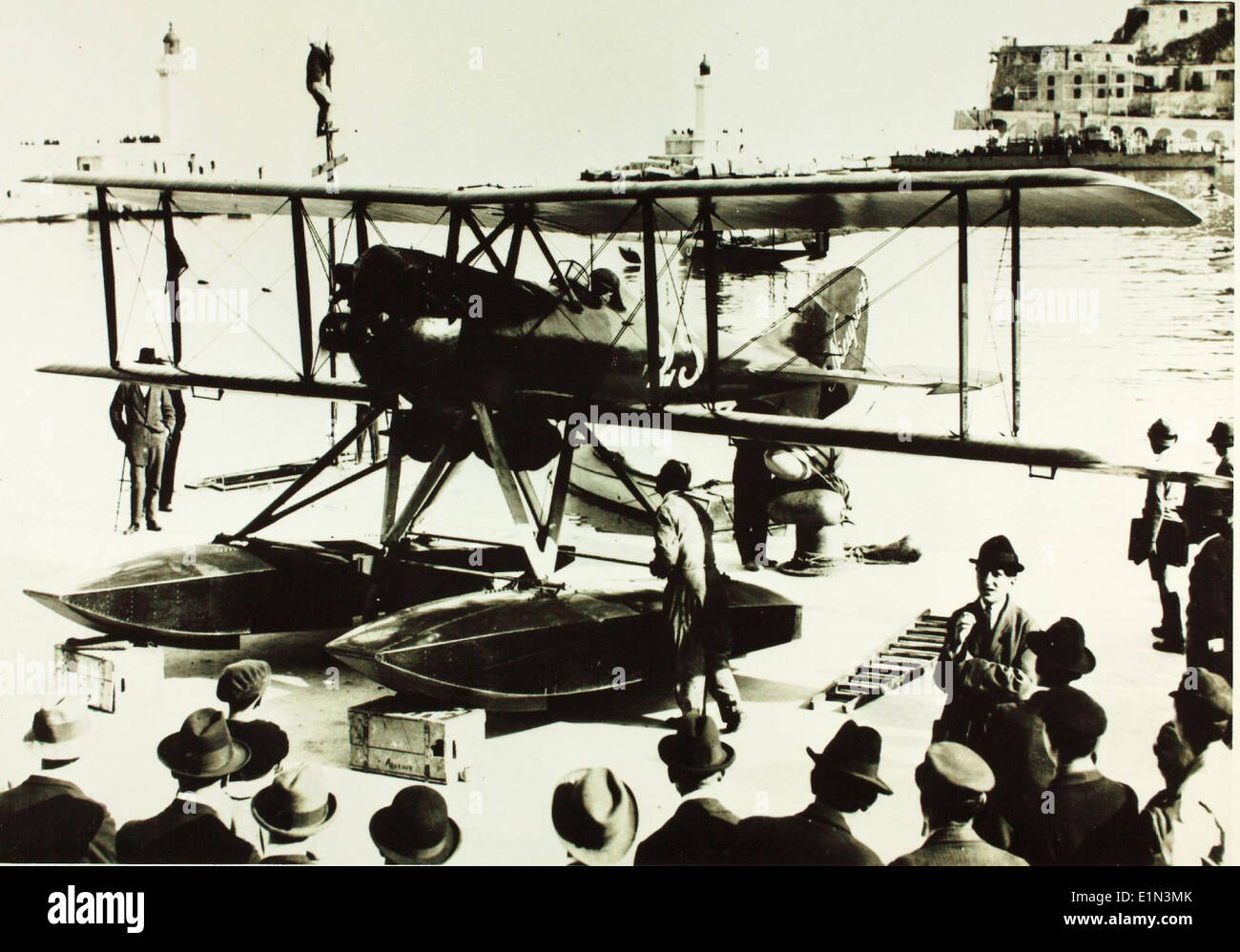 Il Nieuport 29c.1 era un aereo da caccia francese utilizzato durante la prima guerra mondiale, noto per la sua agilità, era molto apprezzato dai piloti e fu determinante nei primi giorni di combattimento aereo durante la grande Guerra. Foto Stock