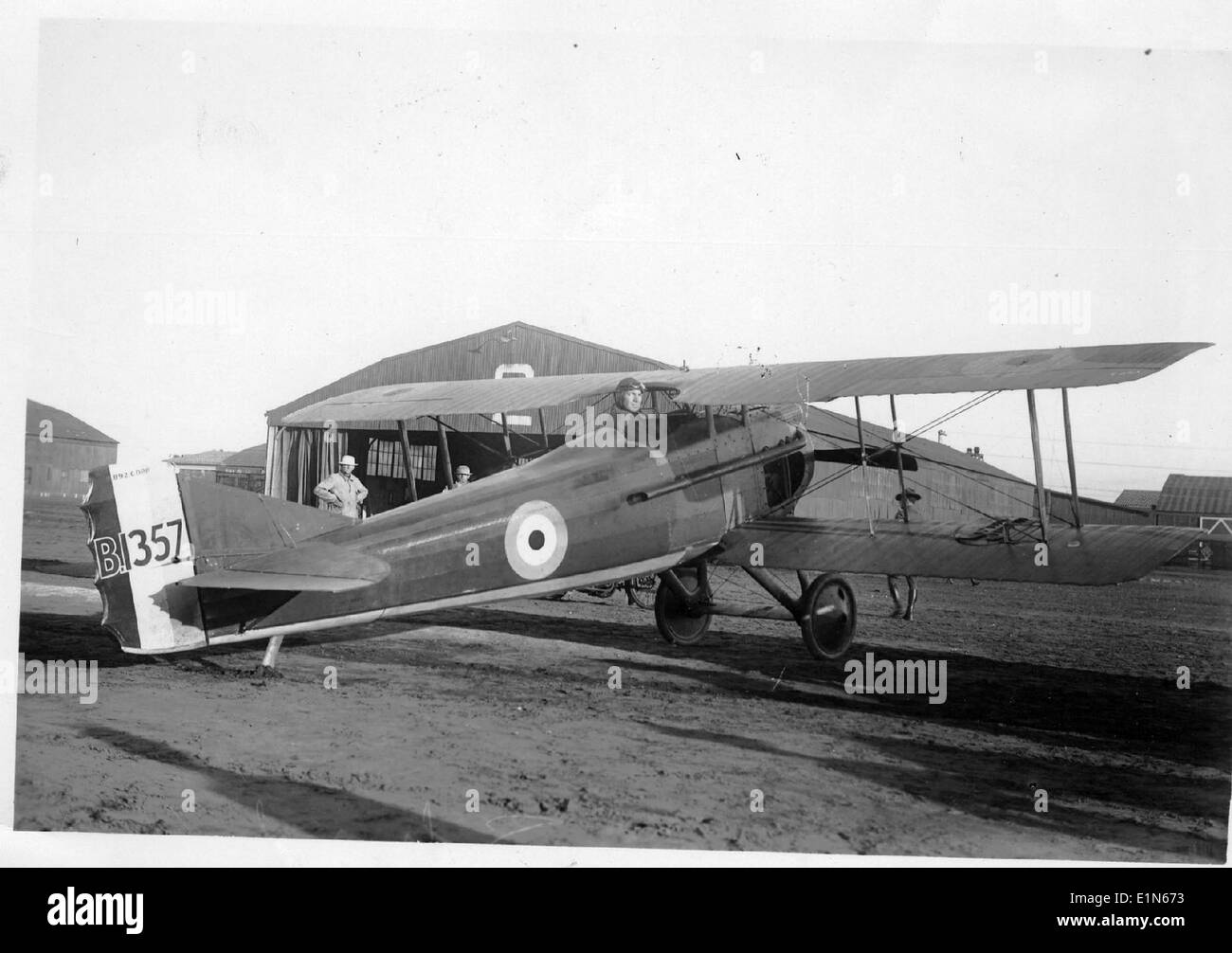 Lo SPAD VII era un caccia francese utilizzato durante la prima guerra mondiale, noto per la sua durata e le sue prestazioni, giocò un ruolo significativo nella guerra, in particolare negli ultimi anni del conflitto, e fu utilizzato da diverse forze aeree alleate. Foto Stock