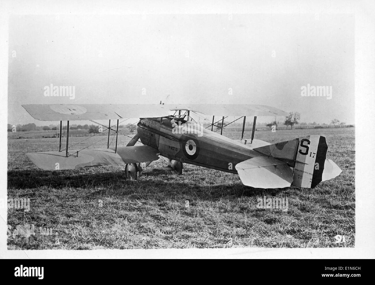 Lo SPAD VII era un caccia biplano francese utilizzato durante la prima guerra mondiale. Era molto apprezzato per la sua velocità e manovrabilità, rendendolo uno dei velivoli alleati più efficaci della guerra. Foto Stock