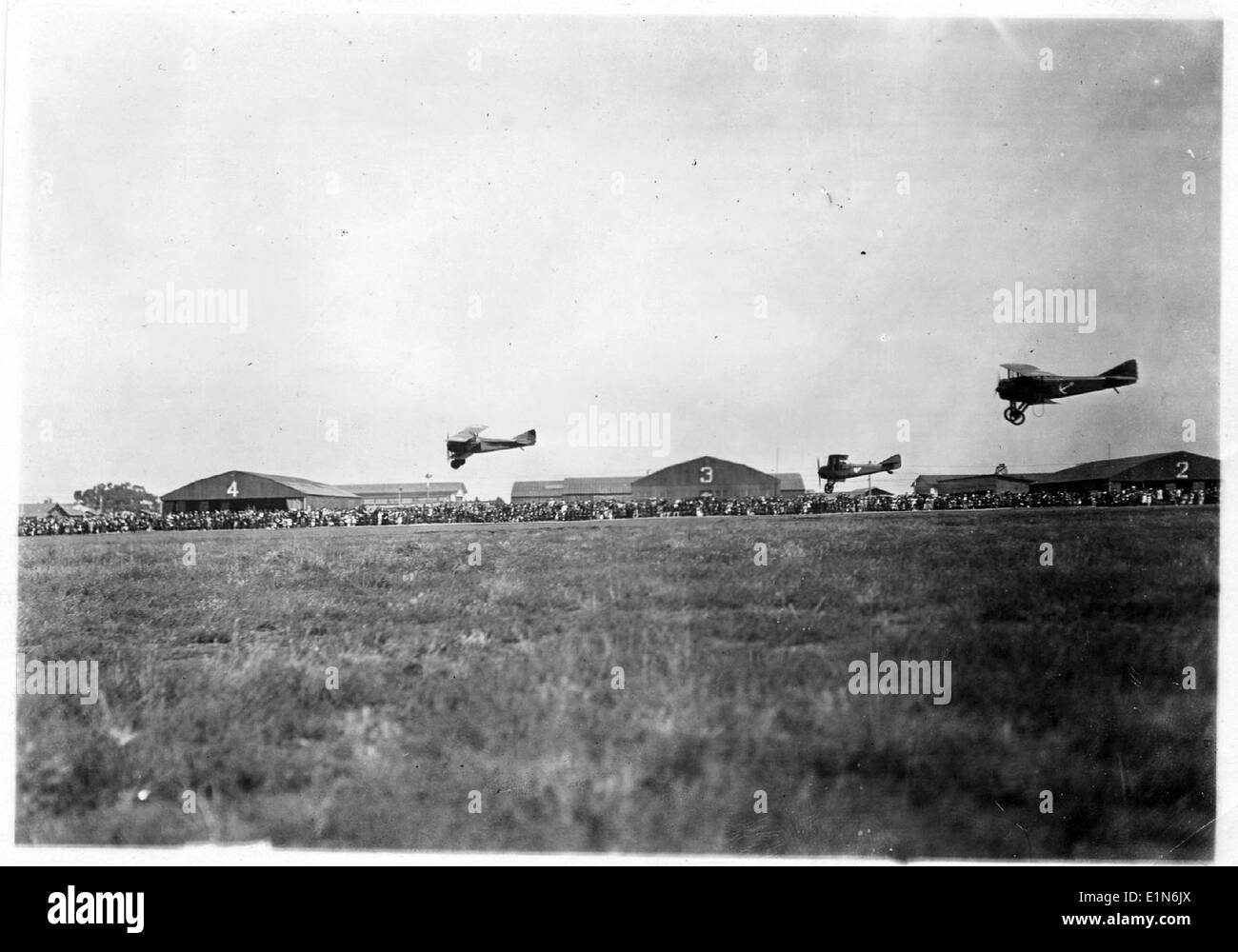 Lo SPAD VII era un caccia francese della prima guerra mondiale noto per le sue prestazioni e durata nel combattimento aereo. Fu uno dei combattenti di maggior successo durante la guerra, con numerose vittorie. Foto Stock