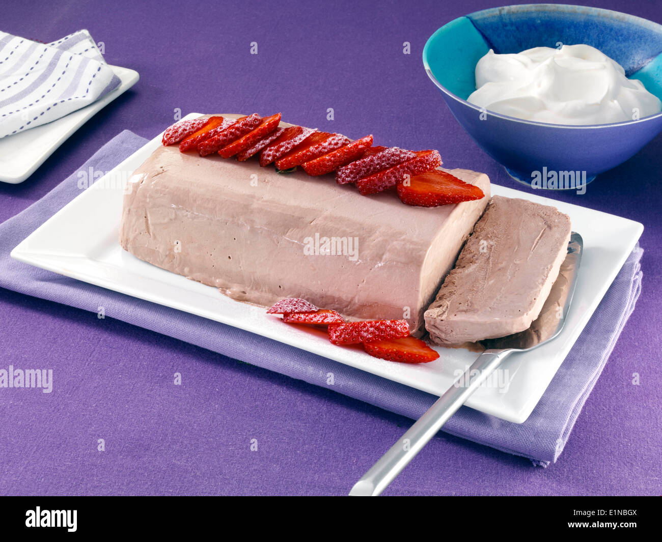 Terrina di congelati Foto Stock