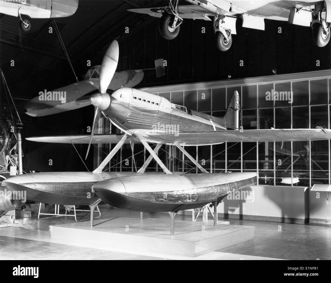 Il Supermarine S.6B S1595, il Museo della Scienza di Londra Foto Stock