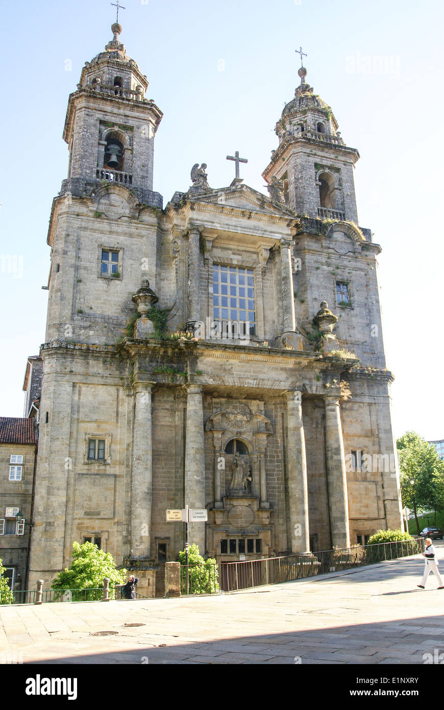 Chiesa e convento di San Francisco Santiago de Compostela, Galizia, Spagna Foto Stock