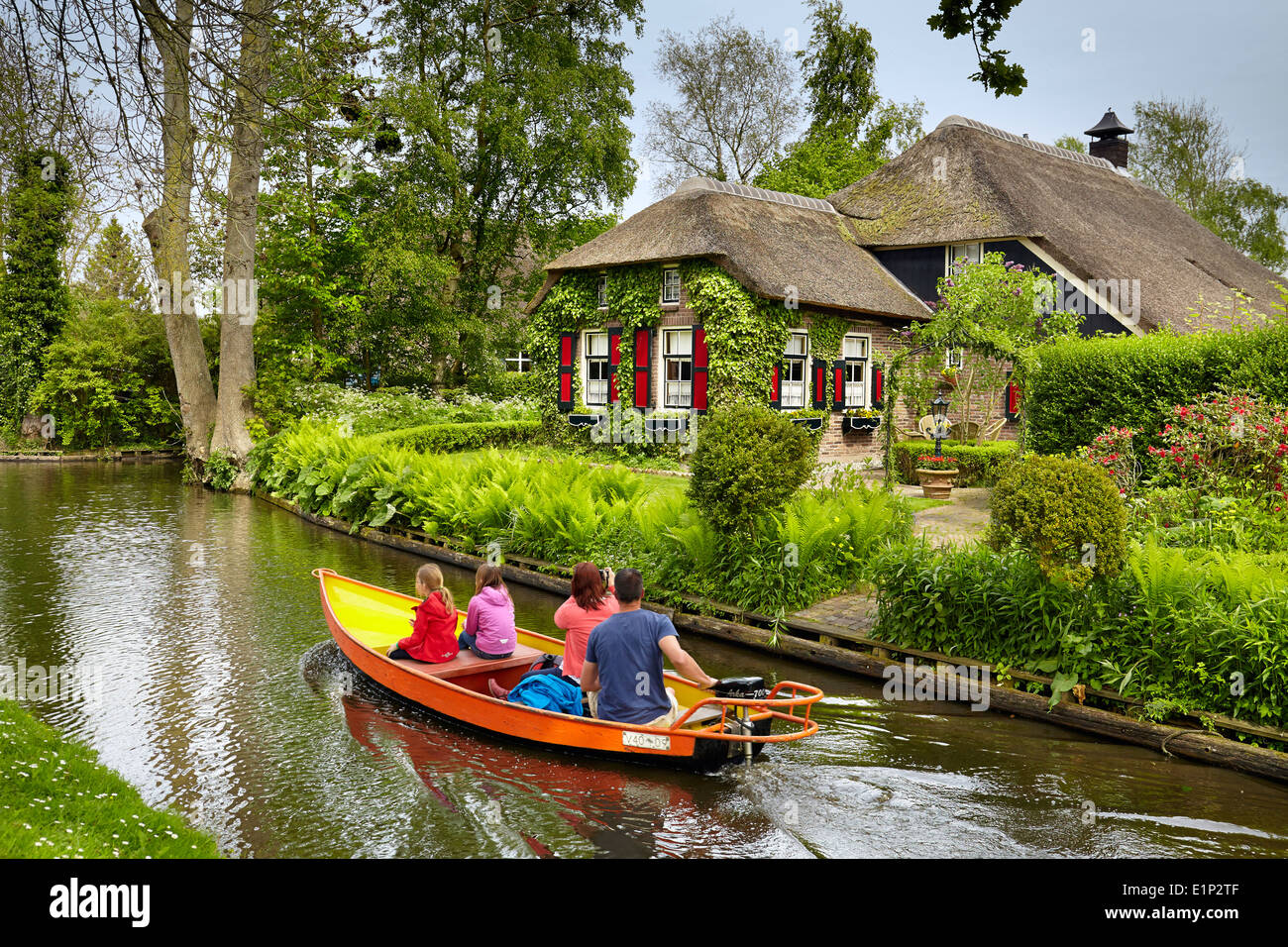 Villaggio di Giethoorn - Paesi Bassi Paesi Bassi Foto Stock