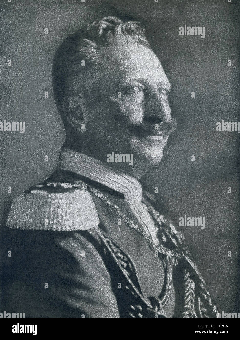Guglielmo II era l'ultimo imperatore tedesco e re di Prussia. Egli ha governato dal 1888 al 1918. Foto Stock