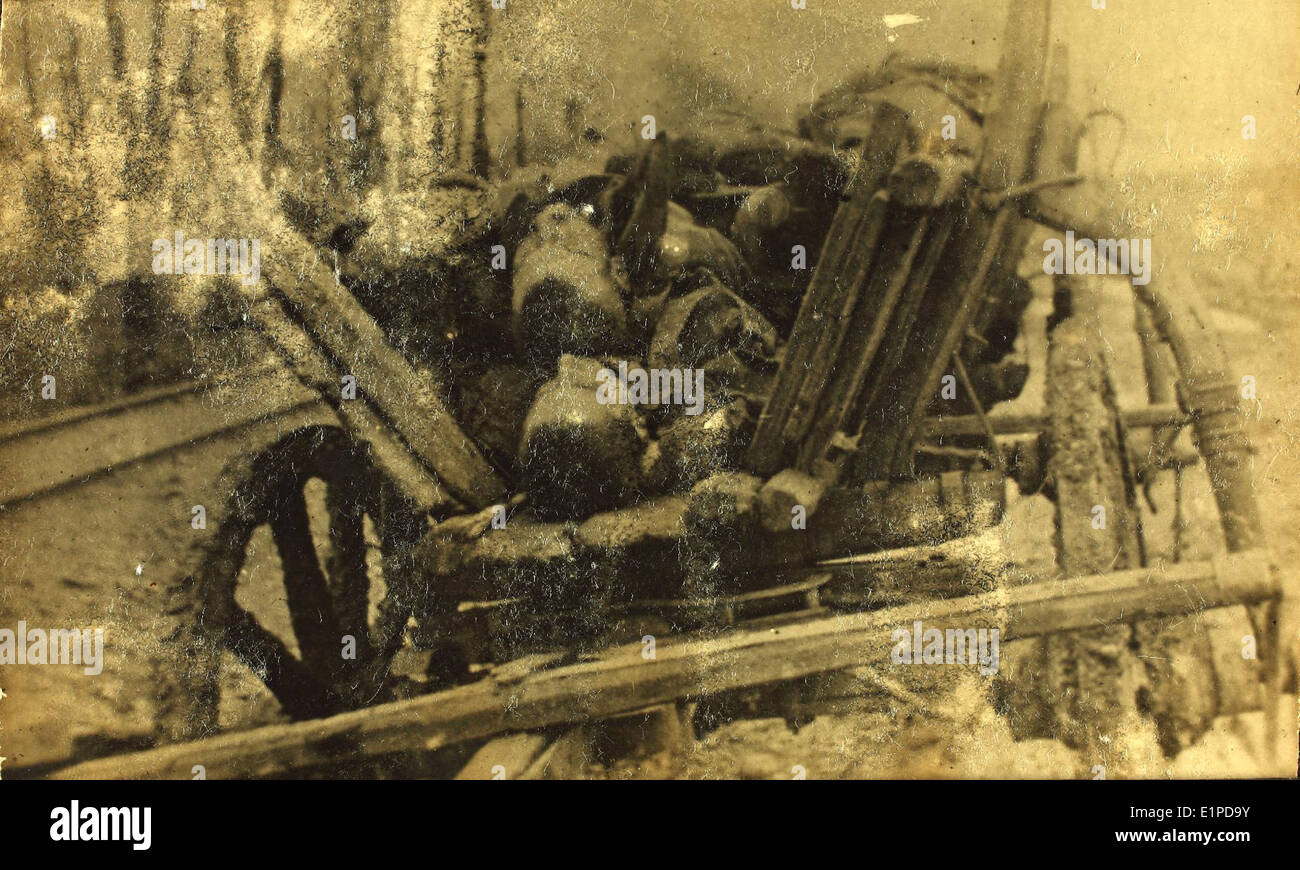 La prima guerra mondiale (1914-1918) vide l'ampio uso di aerei da combattimento per ricognizione, combattimenti e missioni di bombardamento, segnando l'inizio della moderna guerra aerea. Foto Stock