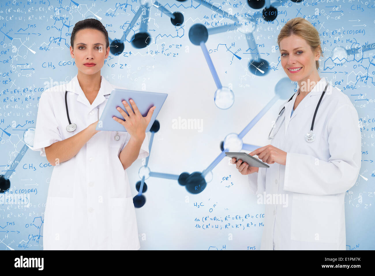 Immagine composita della femmina del team medico Foto Stock