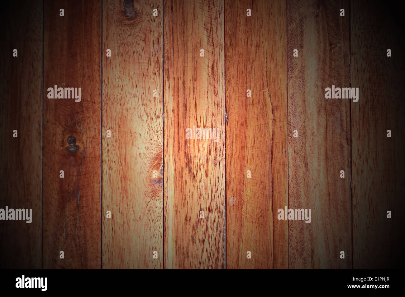 Marrone parete in legno per lo sfondo. Foto Stock