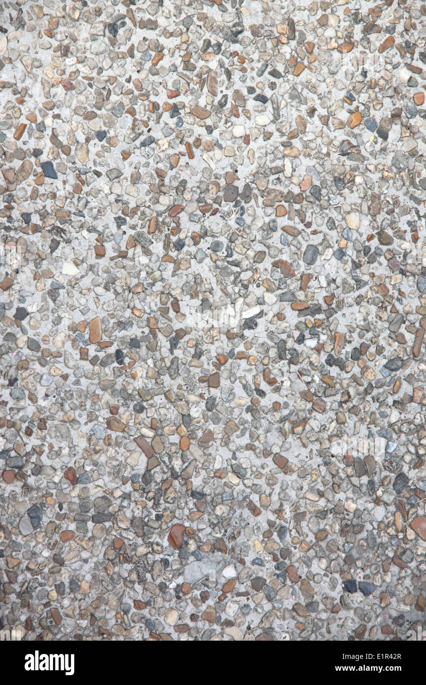 La texture del vecchio muro di pietra per lo sfondo. Foto Stock