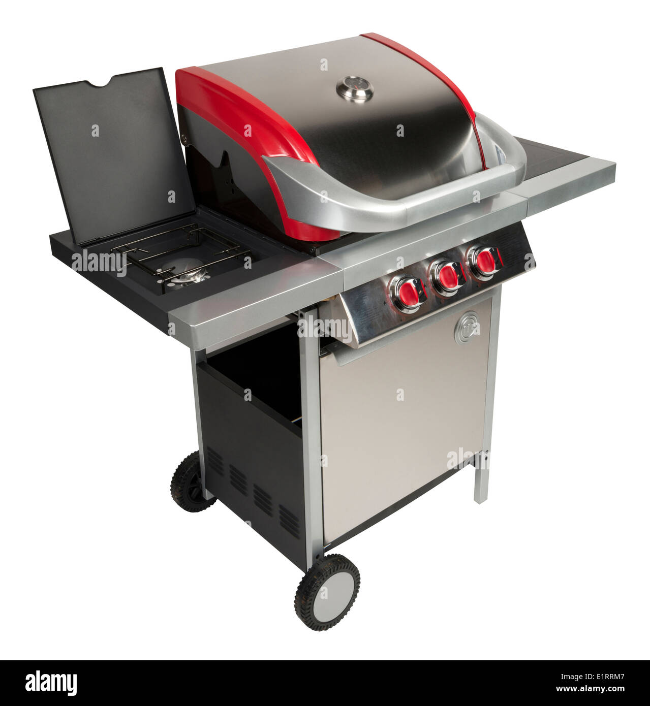 Barbecue a gas o grill Foto Stock