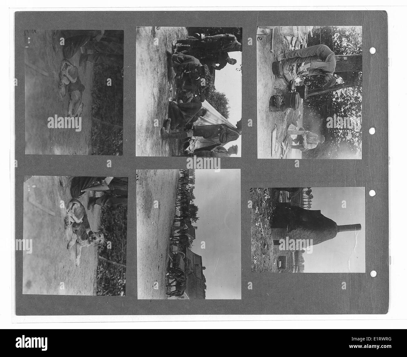 Il volume include fotografie di guerra ufficiali raffiguranti soldati di vari reggimenti, tra cui il 15th Sikh, il 18th Lancers e il 9th Gurkhas. Mostra il loro servizio durante la prima guerra mondiale in diversi luoghi come Fauquissart e Merville. Foto Stock