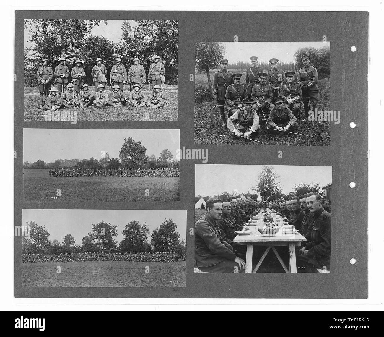 Il volume 1 della collezione Canadian War Memorials Fund contiene fotografie ufficiali di guerra della prima guerra mondiale. Le immagini catturano i soldati di vari reggimenti, tra cui il 15th Sikh, il 9th Gurkhas e il 6th Jats, in vari campi di battaglia in Francia. Foto Stock