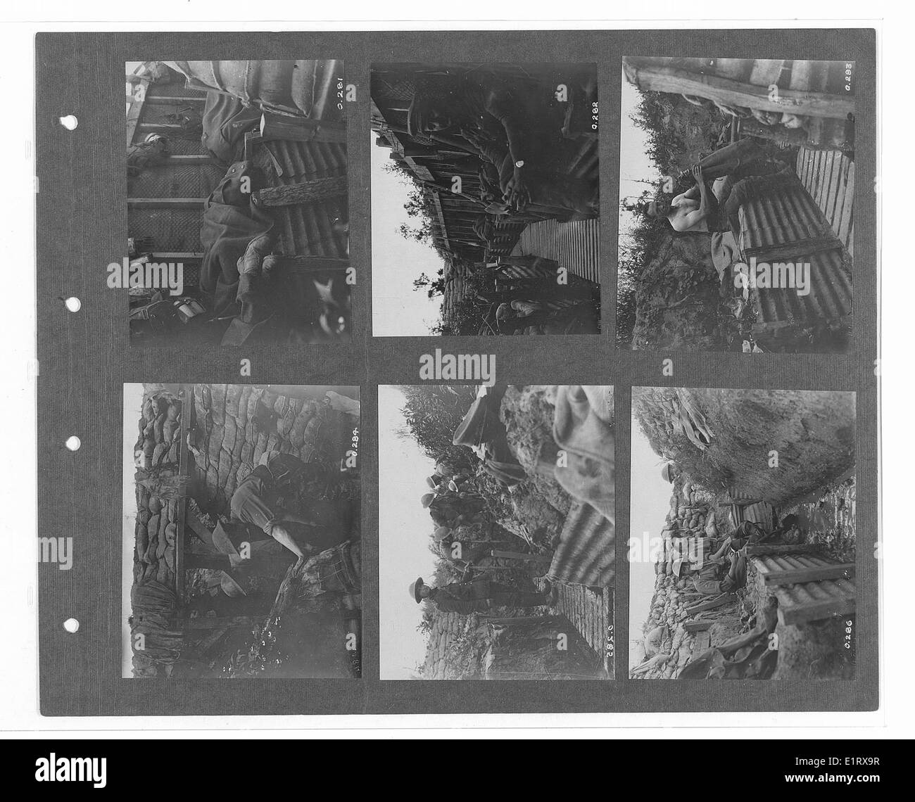 Questa immagine è tratta dal volume 1 della collezione Canadian War Memorials Fund, con fotografie di guerra ufficiali della prima guerra mondiale. Documenta i contributi dei 15th Sikh, Gurkhas e altri reggimenti nelle operazioni militari in tutta la Francia durante la guerra. Foto Stock