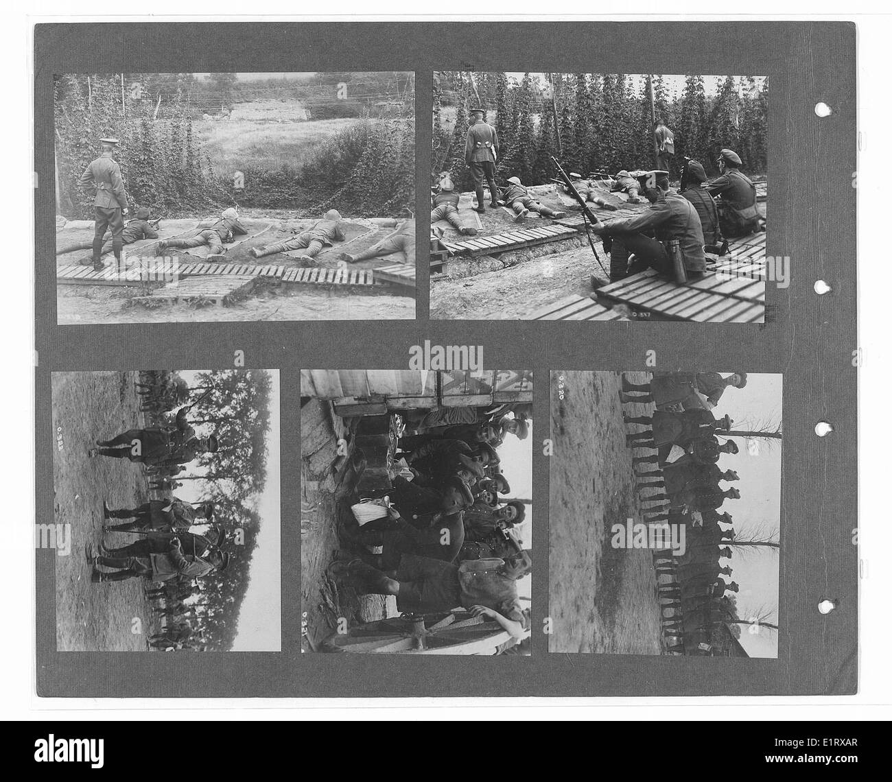 Questo volume, parte del Canadian War Memorials Fund, presenta fotografie ufficiali di guerra della prima guerra mondiale. Include immagini del 15° Sikh, del 9° Gurkhas e di altri reggimenti che ricevono onorificenze per il loro servizio in tempo di guerra. La collezione espone anche luoghi militari chiave come Merville e St Floris. Foto Stock
