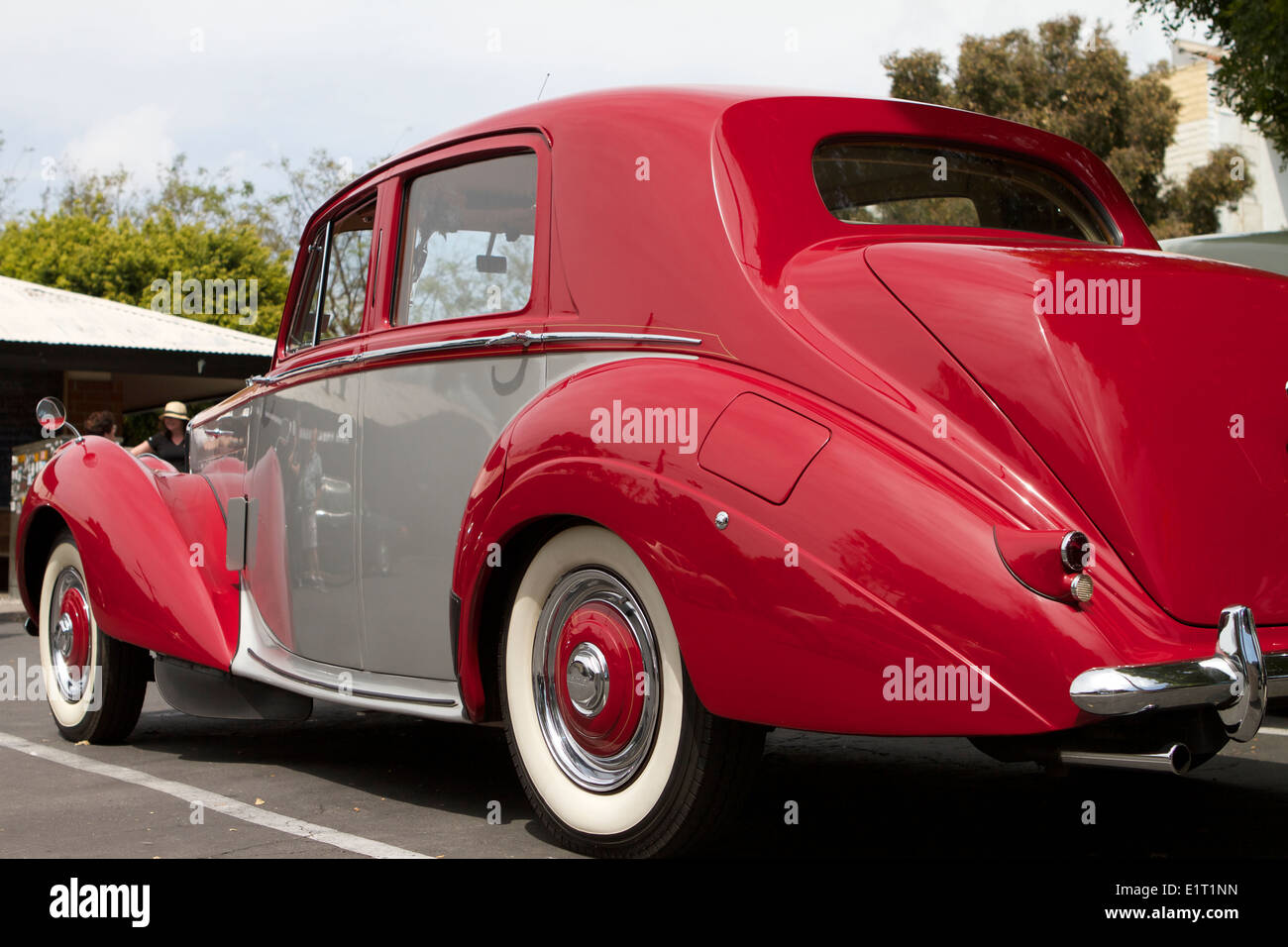 Un 1955 British Bentley a British Car Show in Santa Ana California Foto Stock
