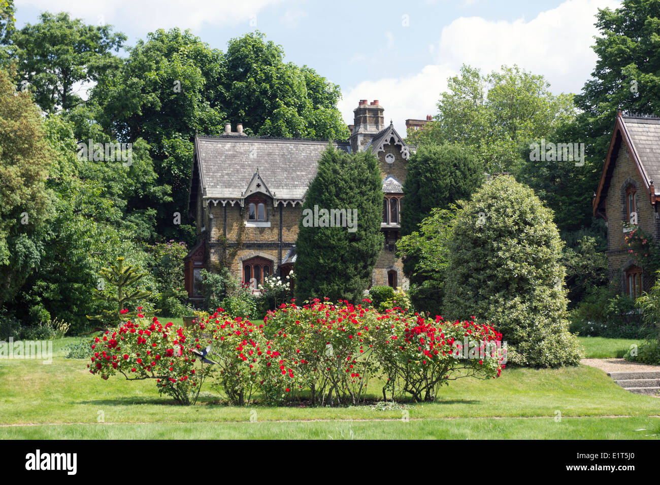 Holly Village (gotico vittoriano cottage) - Highgate - Camden - Londra Foto Stock