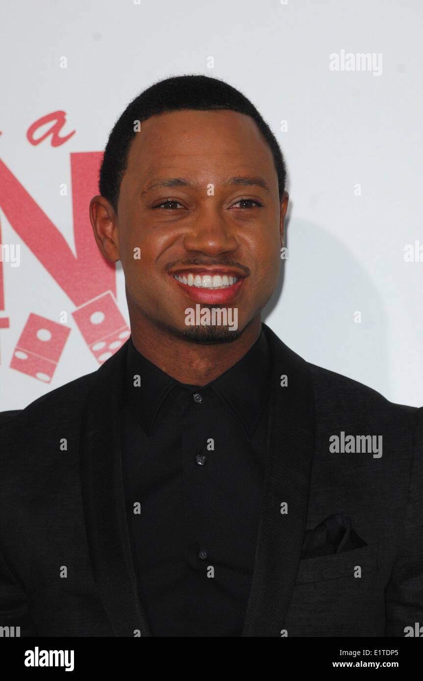 Los Angeles, CA, Stati Uniti d'America. Il 9 giugno, 2014. Terrence Jenkins presso gli arrivi per pensare come un uomo troppo Premiere, Cinese TCL 6 teatri (in precedenza Grauman's), Los Angeles, CA Giugno 9, 2014. Credito: Elizabeth Goodenough/Everett raccolta/Alamy Live News Foto Stock