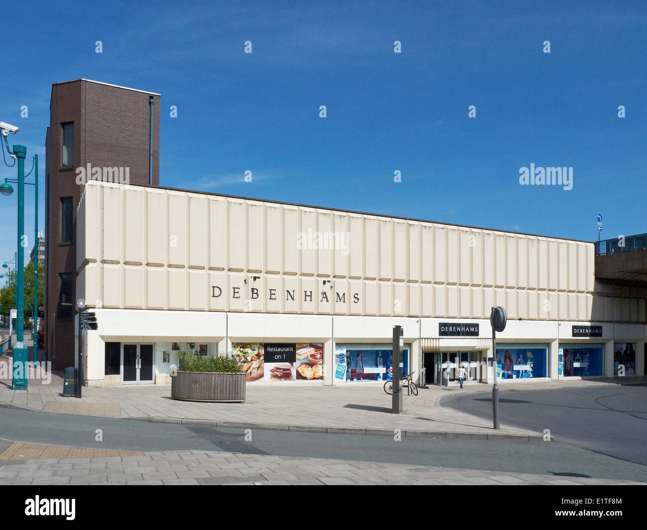 Negozio Debenhams su Prince's Street a Stockport CHESHIRE REGNO UNITO Foto Stock