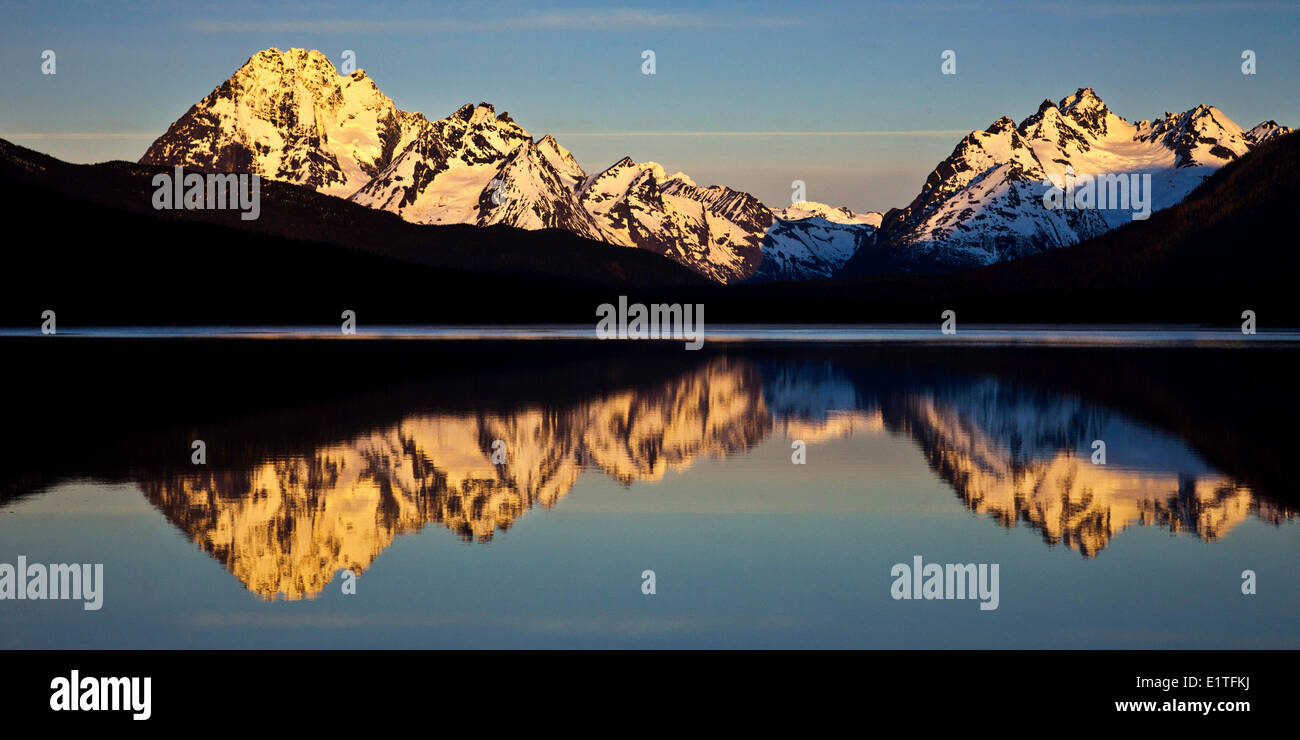 Turner laghi, Tweedsmuir Park, della Columbia britannica in Canada Foto Stock
