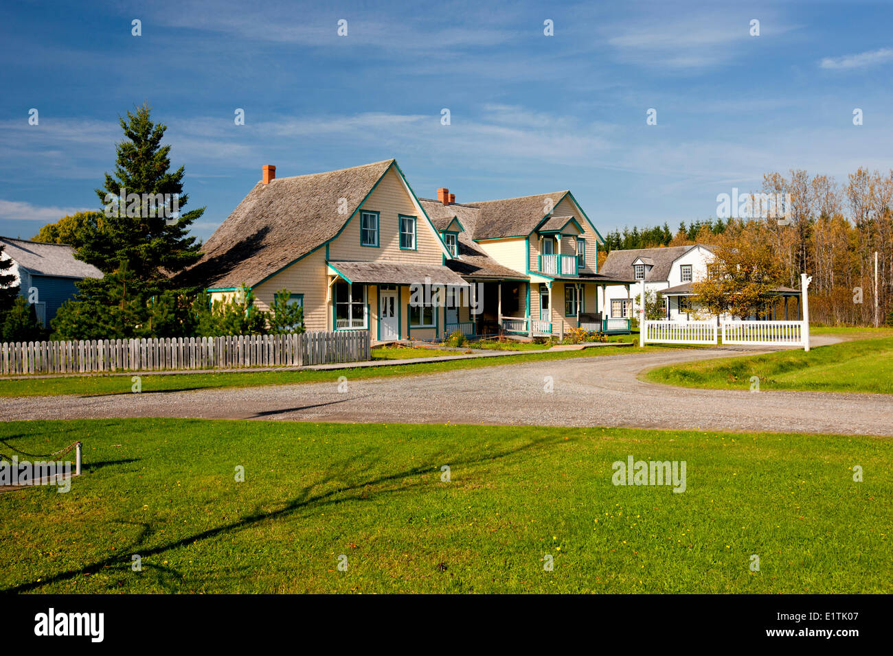 Gaspesian British Heritage Village (Britville), Nuova Richmond, Quebec, Canada Foto Stock