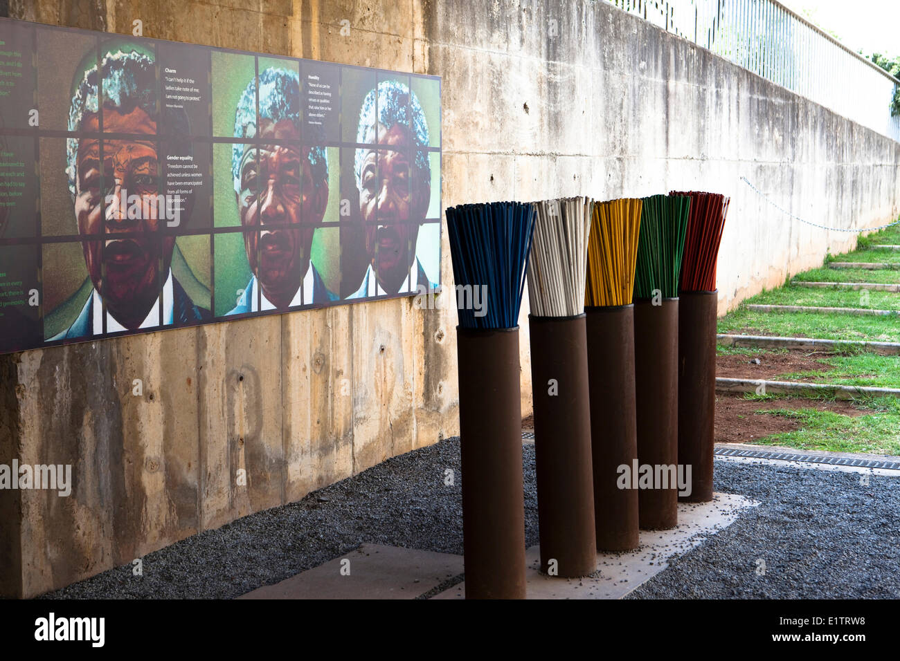 Museo Apartheit, Johannesburg, Sud Africa Foto Stock