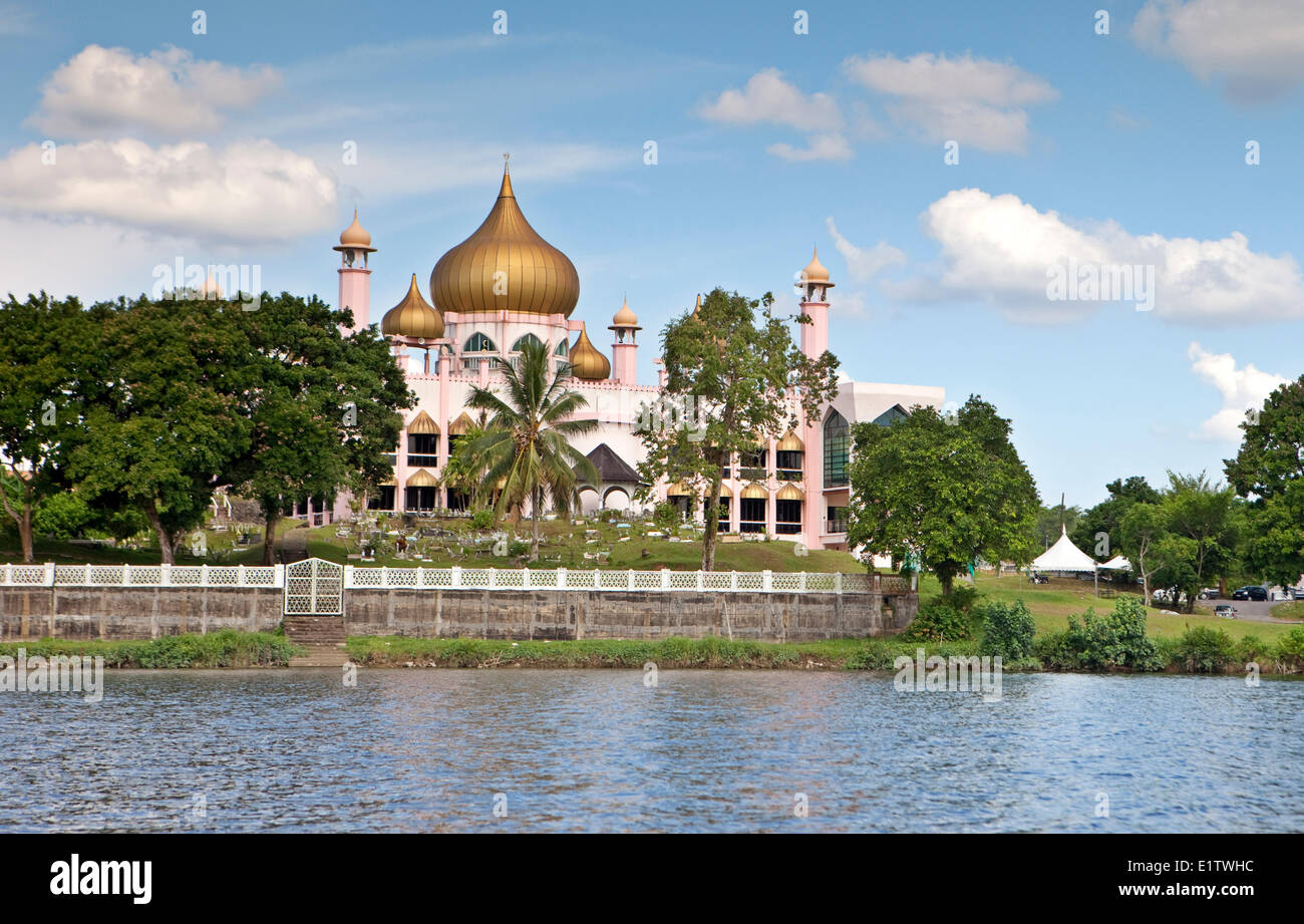 Vecchia Moschea di stato, Kuching, Borneo, Malaysia, Asia Foto Stock
