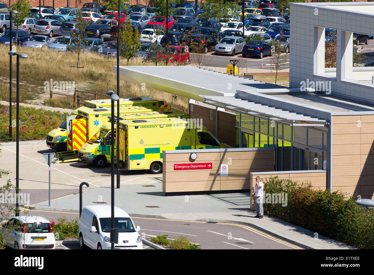 Il NHS Royal Tunbridge Wells ospedale al Pembury Maidstone & Trust Foto Stock