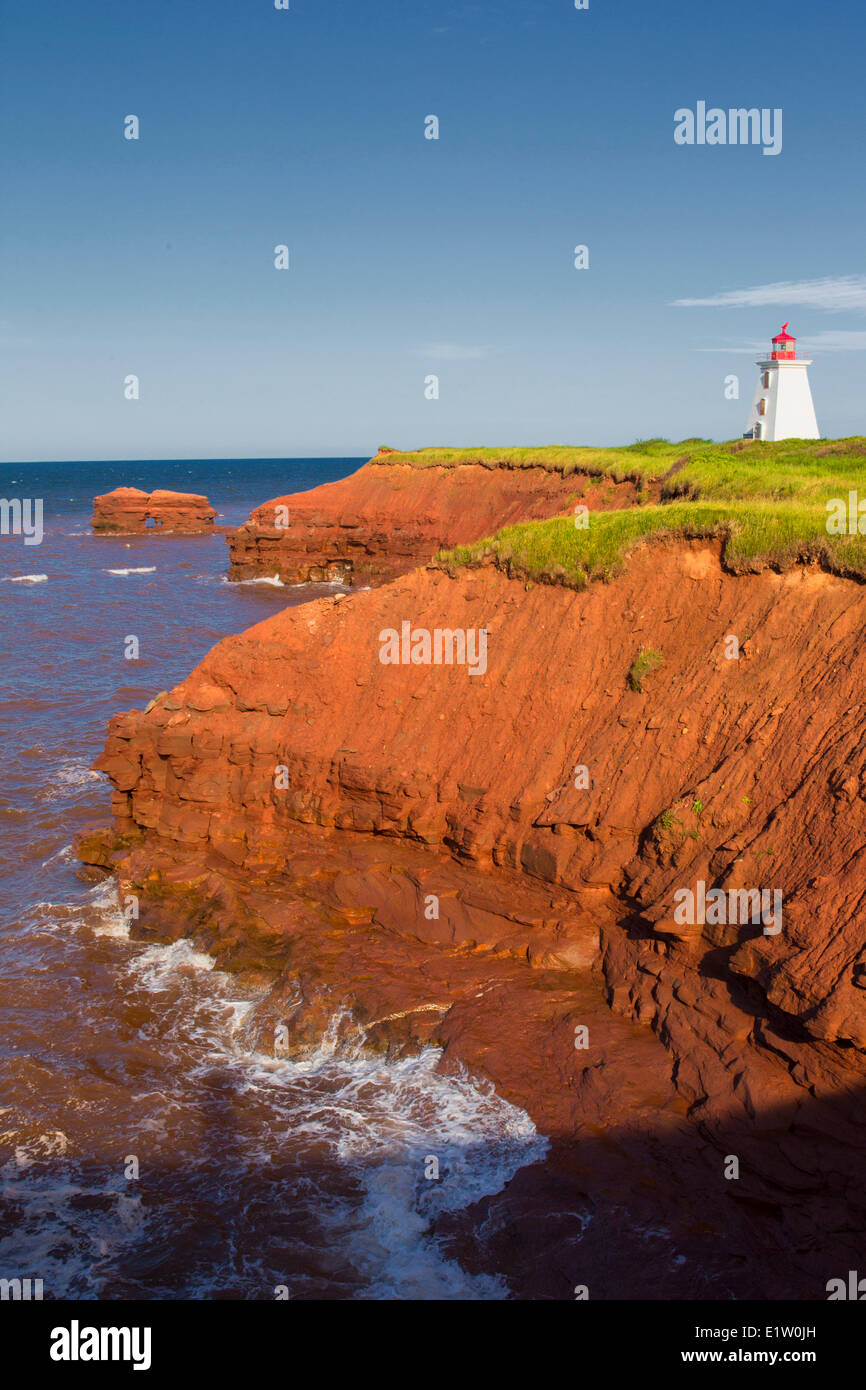 Capo Faro di Egmont, Prince Edward Island, Canada Foto Stock