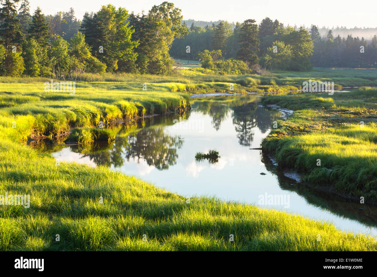 Clyde River, Prince Edward Island, Canada Foto Stock