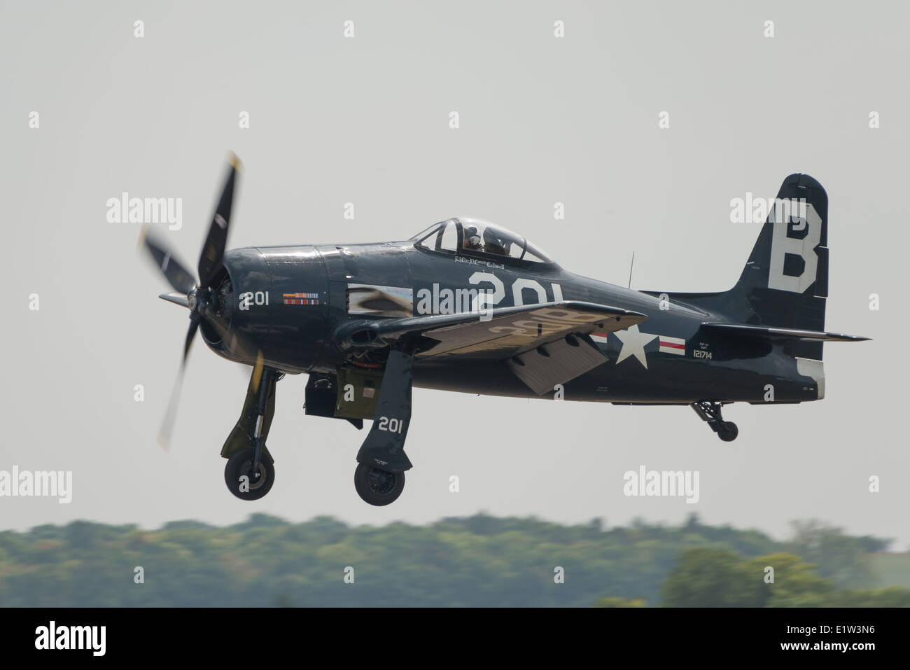 Grumman Bearcat, noi WW2 Naval Fighter piano Foto Stock