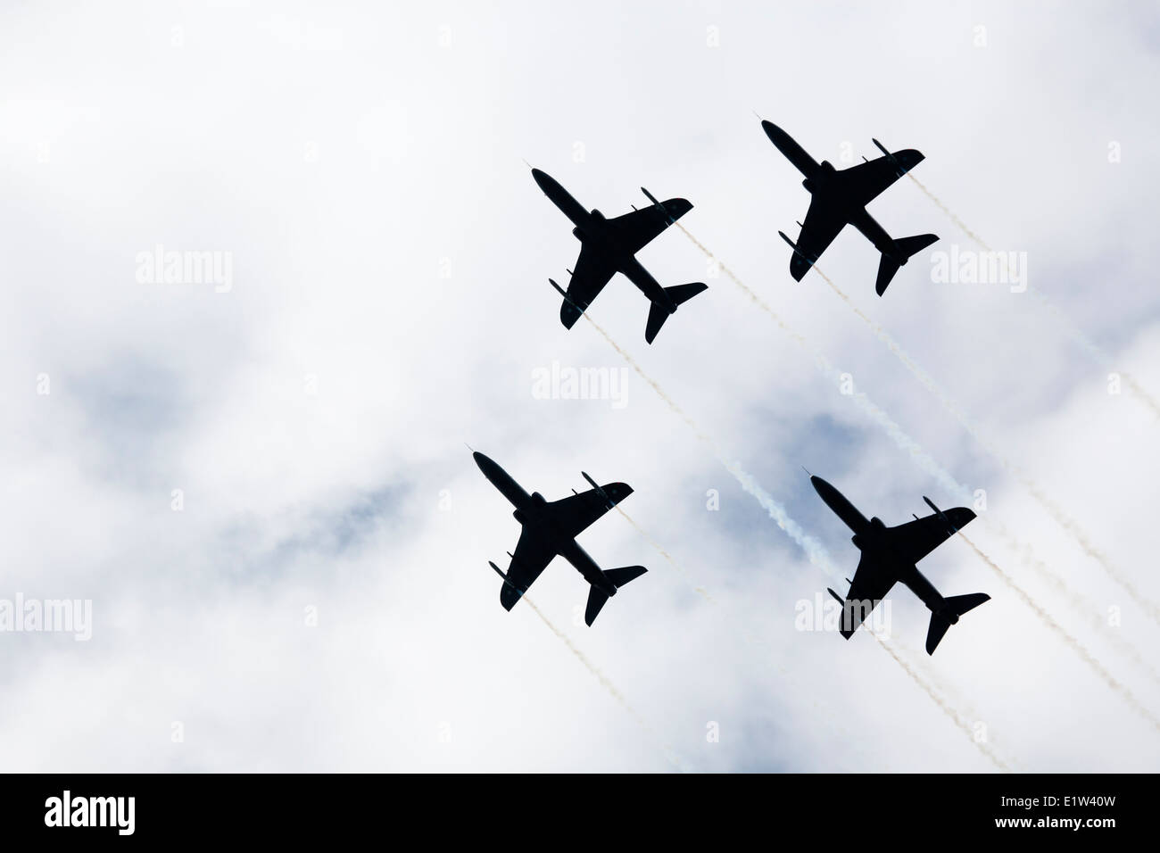 Il finlandese della Air Force aerobatic team i falchi di mezzanotte Foto Stock