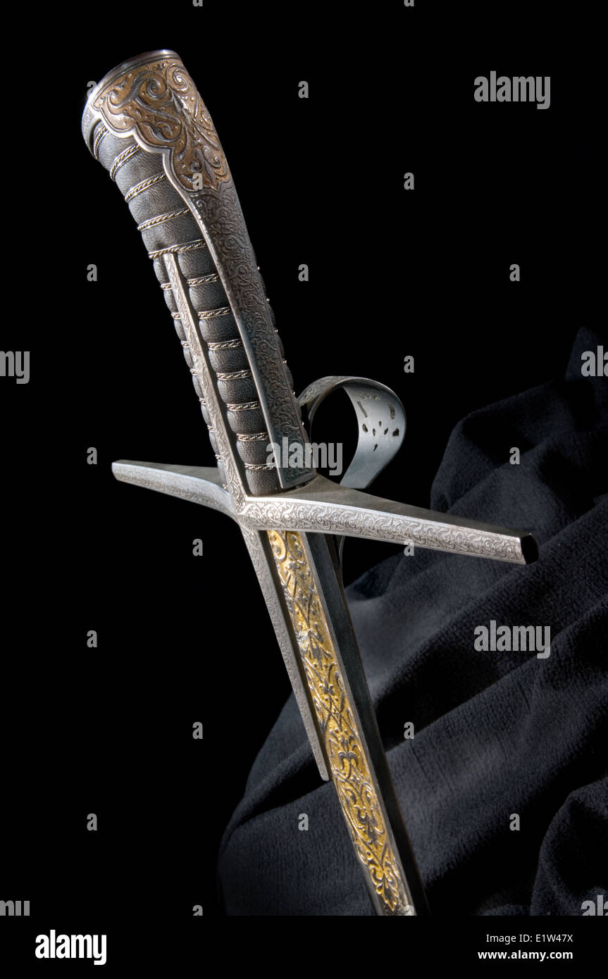 Antica sabre. Una smart variante dell'arma di combattimento Foto Stock