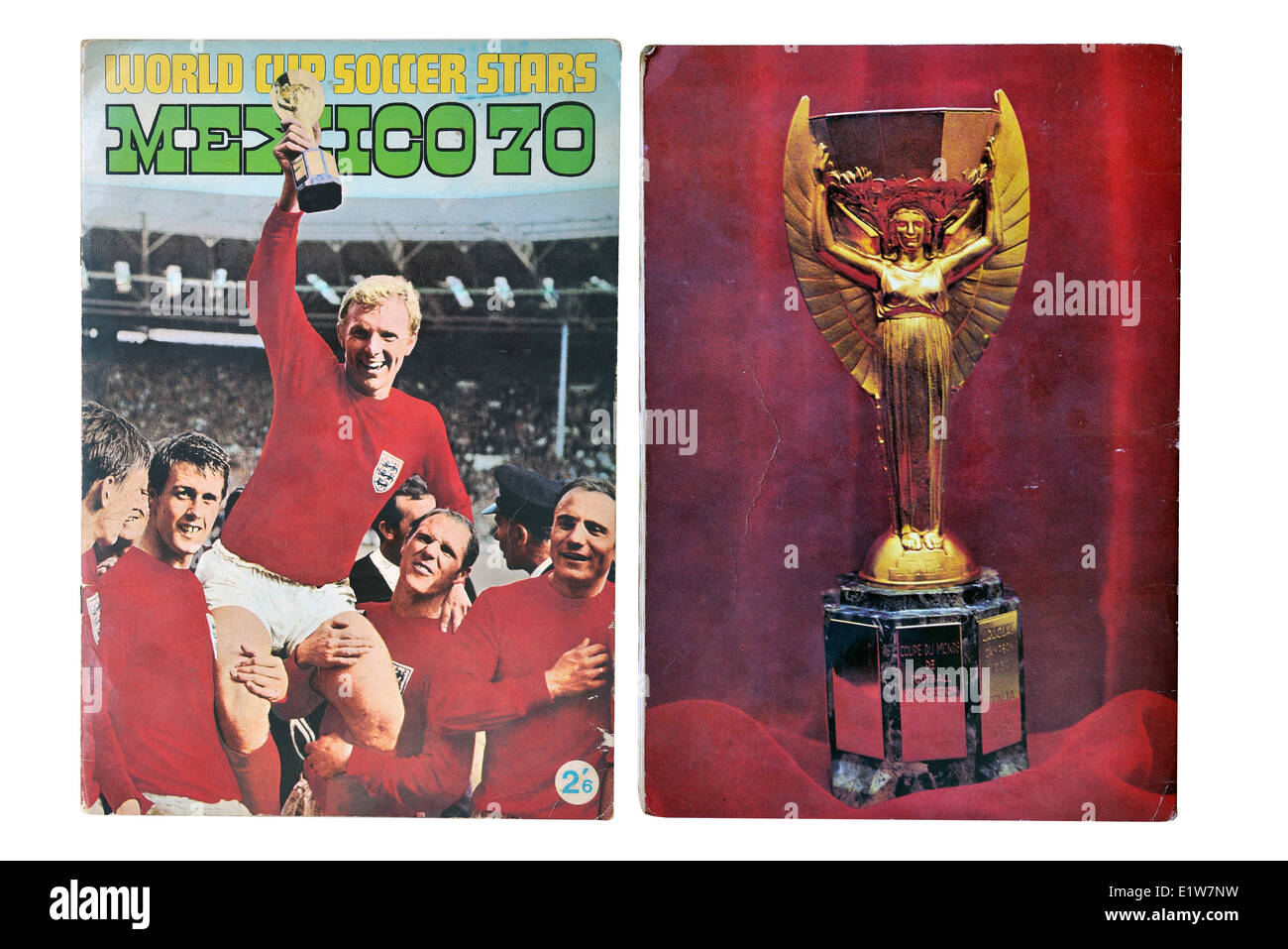 Coppa del Mondo di Messico 1970 Football Soccer scheda giocatore album di raccolta del coperchio anteriore Foto Stock