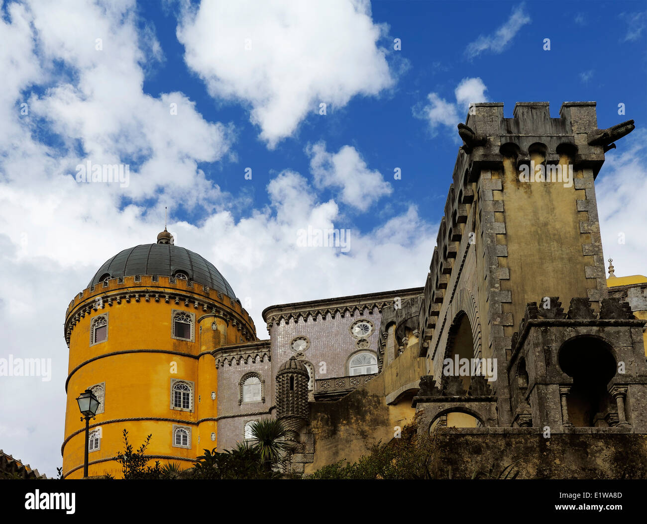 La pena Palazzo Nazionale (Palacio Nacional da Pena), Sintra, Portogallo Foto Stock