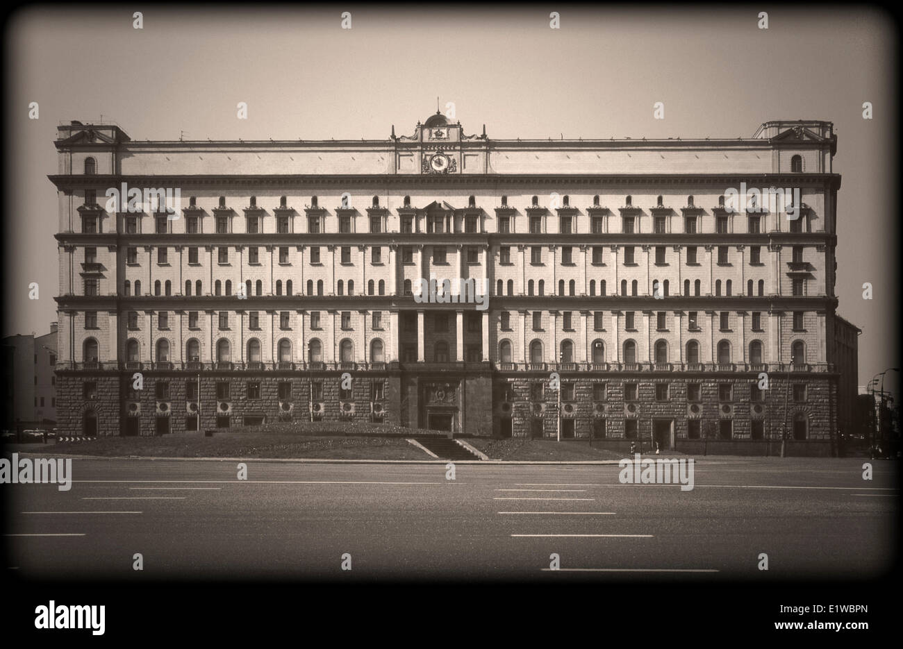 FSB (ex KGB) headquarters building a Mosca, Russia Foto Stock