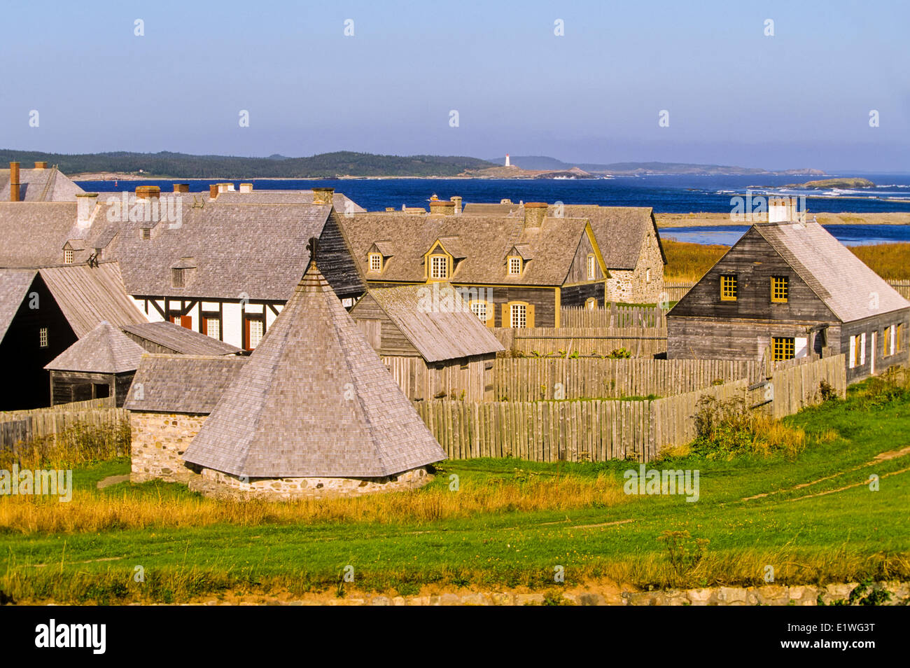 Louisbourg National Historical Site, Cape Breton, Nova Scotia, Canada Foto Stock