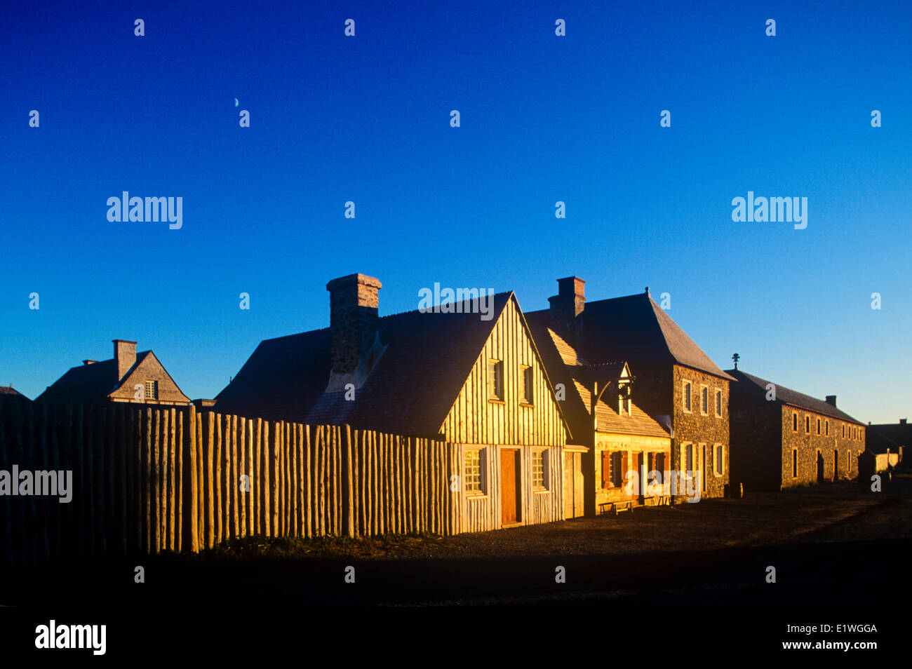 Fortezza di Louisbourg National Historic Site, Cape Breton, Nova Scotia, Canada Foto Stock