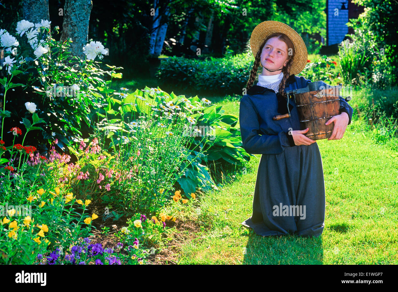 Anne di Green Gables, Orwell angolo villaggio storico, Prince Edward Island, Canada, modello rilasciato Foto Stock