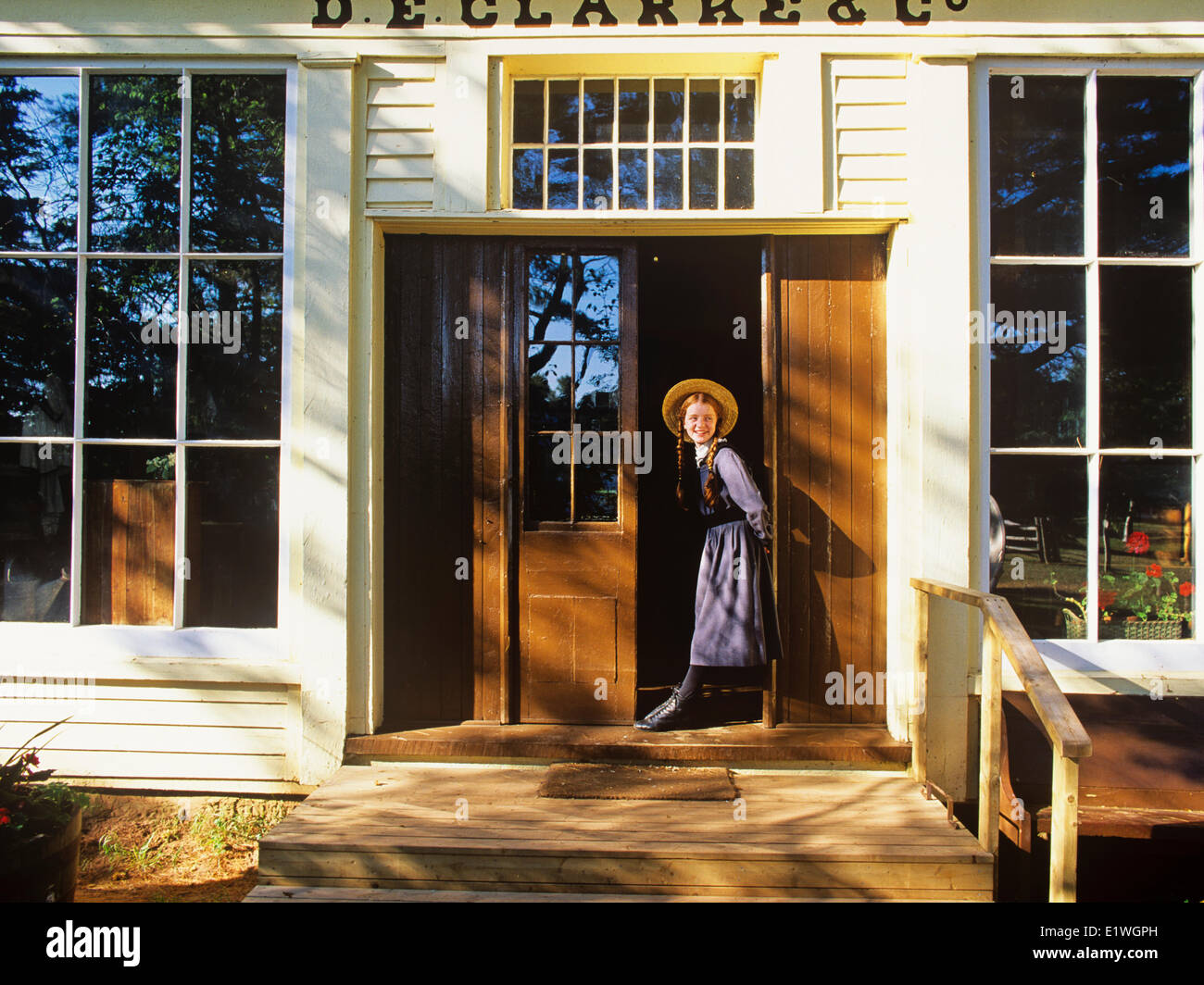 Anne di Green Gables, Orwell angolo villaggio storico, Prince Edward Island, Canada, modello rilasciato Foto Stock