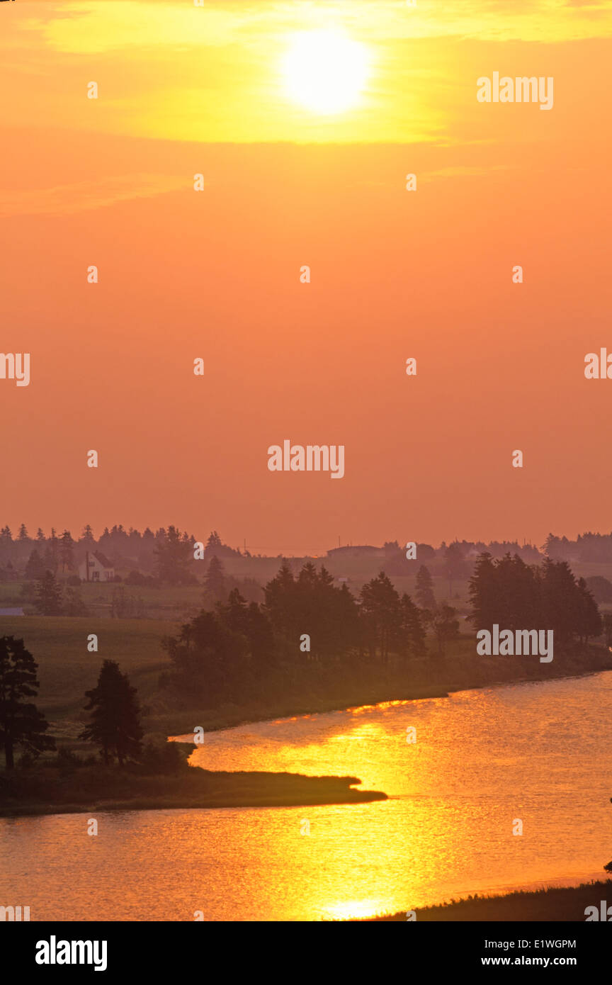 Sunrise, Mayfield, Prince Edward Island, Canada Foto Stock