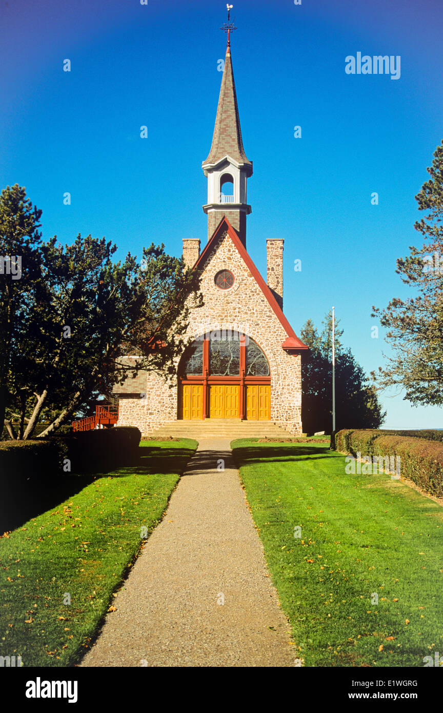 La chiesa, Grand Pre National Historic Site, Nova Scotia, Canada Foto Stock