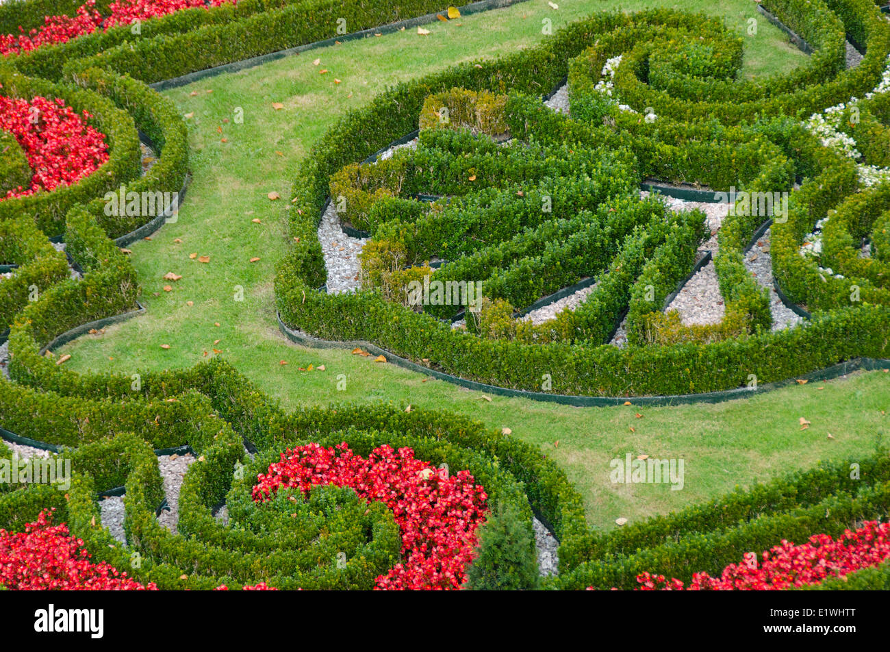 Dettagli giardino, Linderhof Palace, in Germania, nel sud-ovest della Baviera vicino a Ettal Abbey Foto Stock