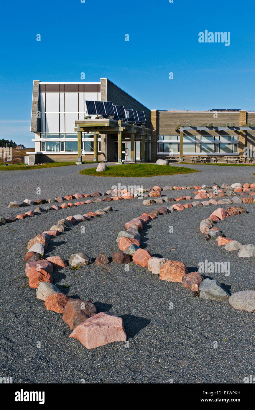 I fossili di Joggins centro sulla Baia di Fundy, Nova Scotia. Canada del XV UNESCO - Sito Patrimonio dell'umanità. Foto Stock