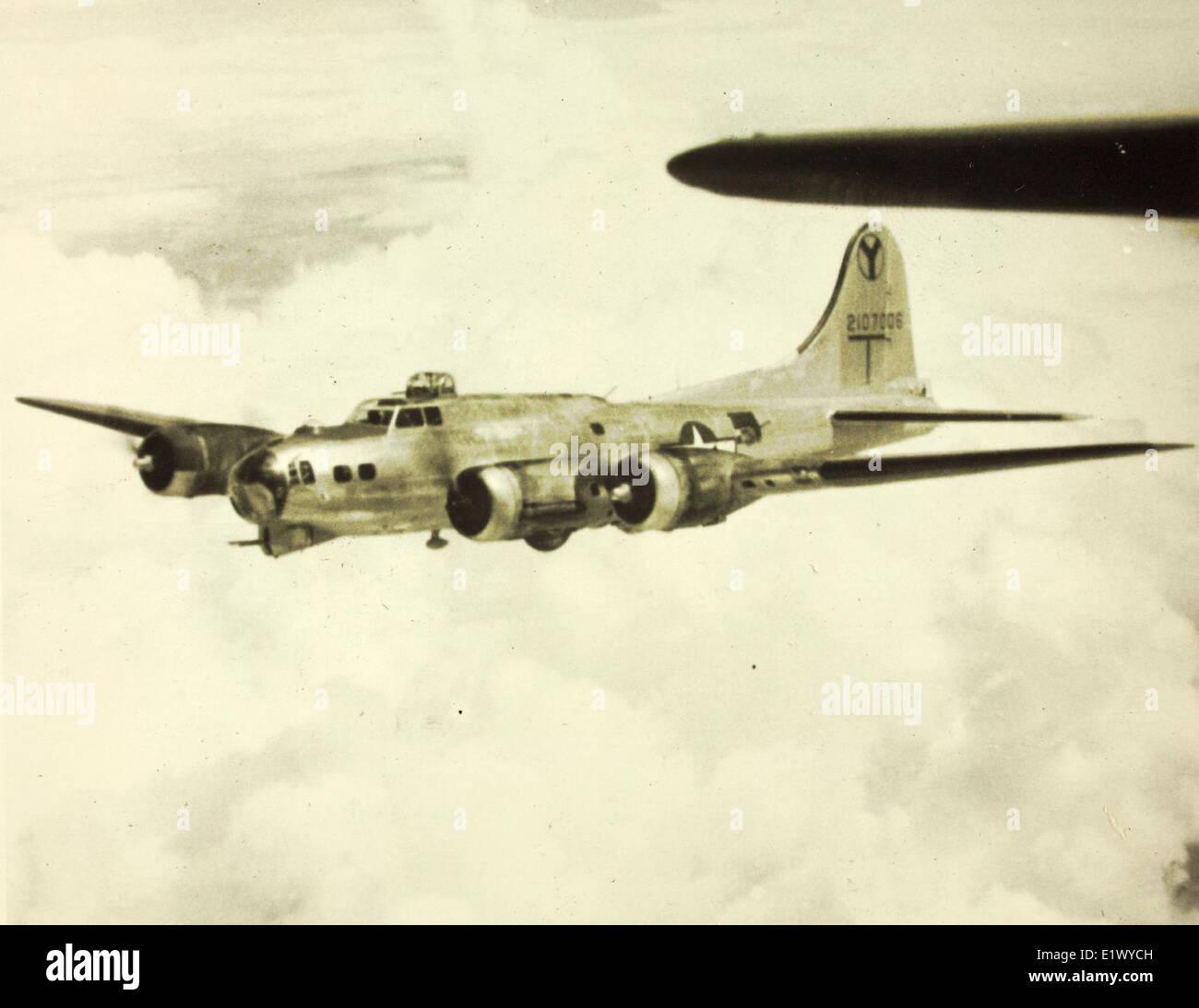 La seconda bomba gruppo; xv Air Foce; 49esima, 20esima, 96esima 429squadroni; B-17s Foto Stock