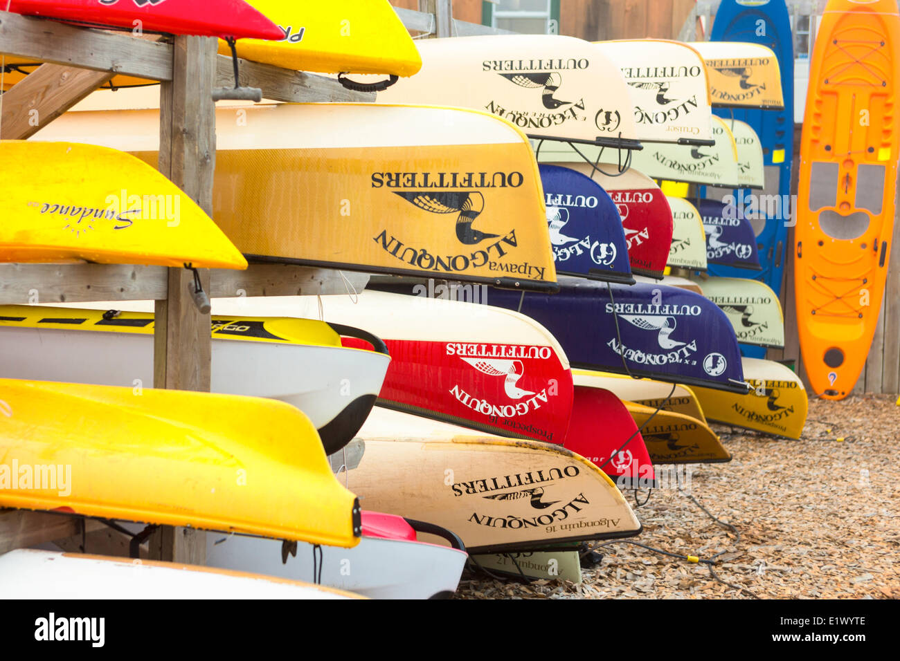 Waterfront, Huntsville, Ontario, Canada Foto Stock