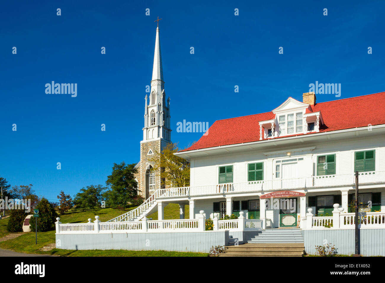 La Maison des Chapais, Saint-Denis, Quebec, Canada Foto Stock