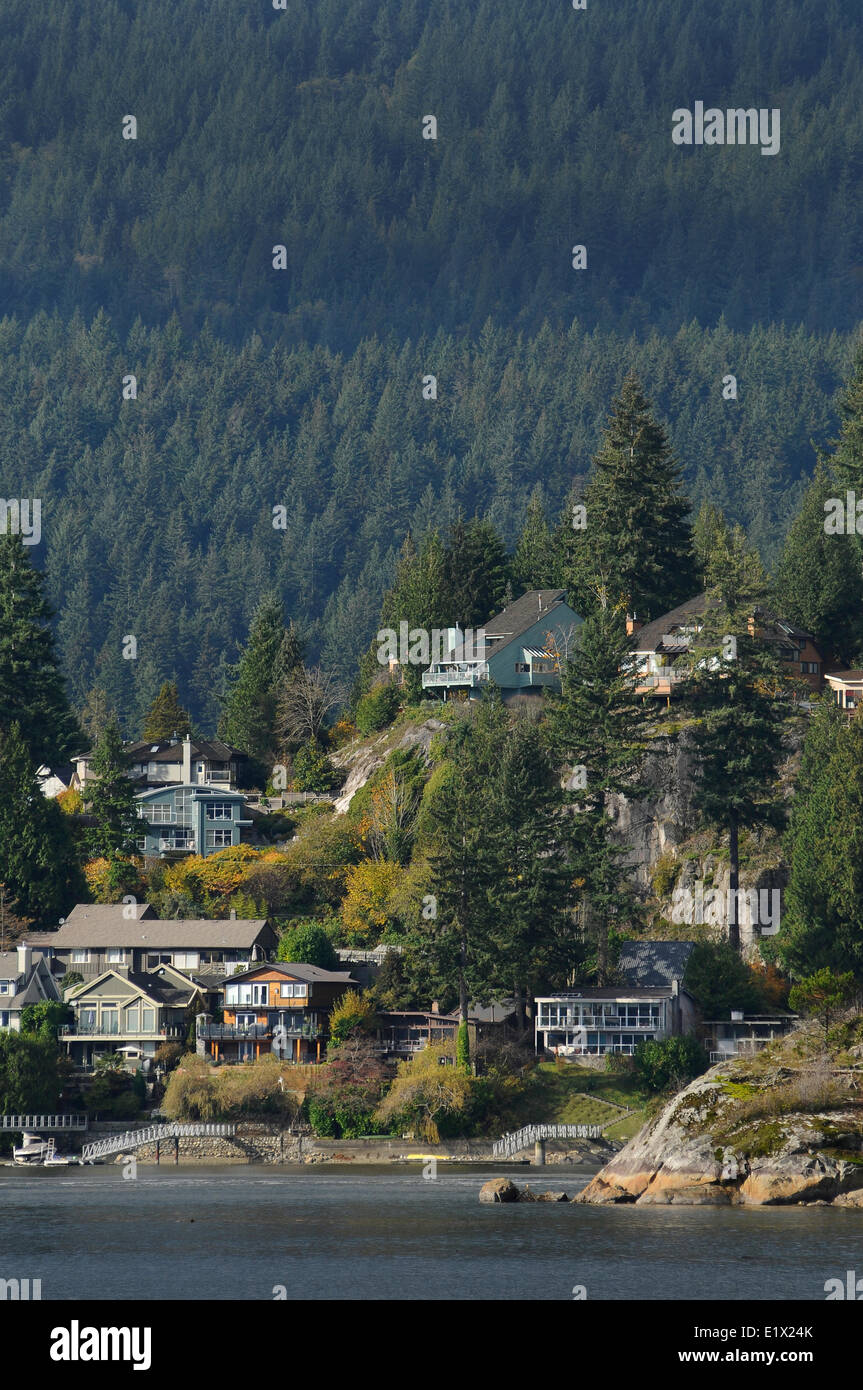 Belcarra Bay, Belcarra Parco Regionale. Port Moody, British Columbia, Canada Foto Stock