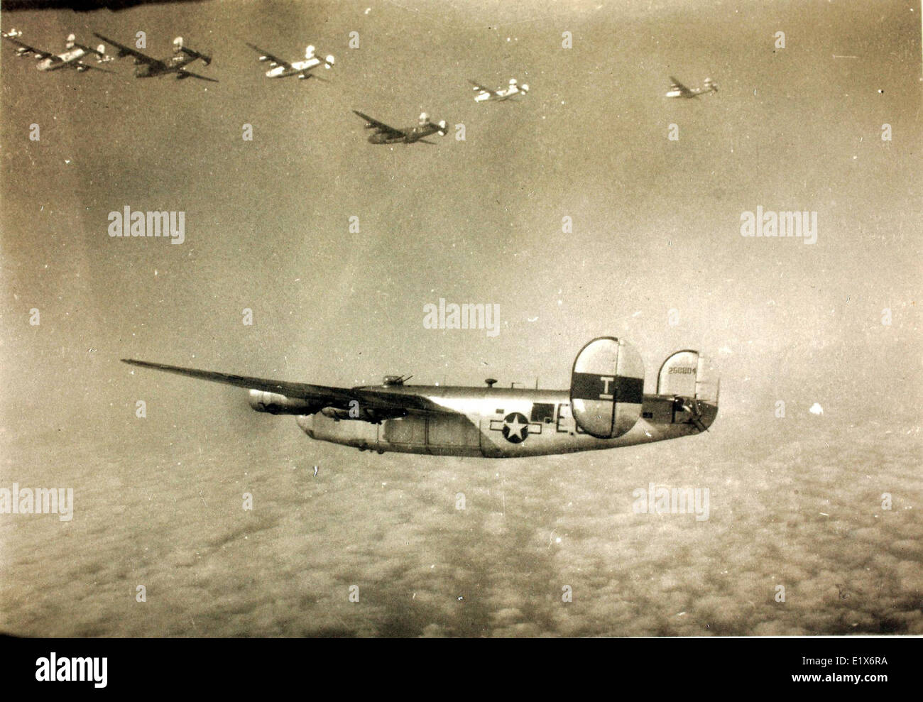 392 bomba consolidato di Gruppo B-24 Liberator Foto Stock