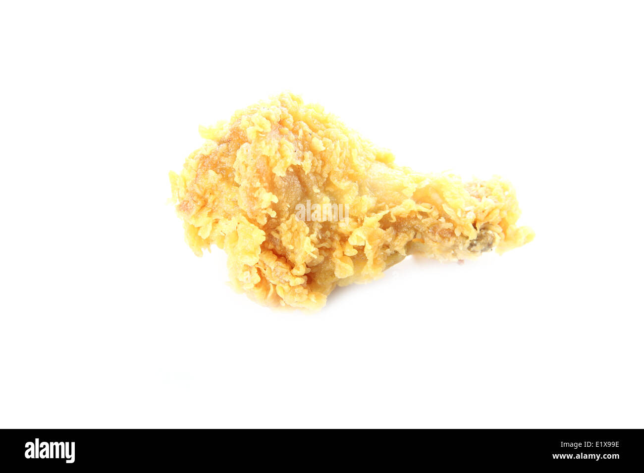 Fried Chicken isolato su sfondo bianco. Foto Stock